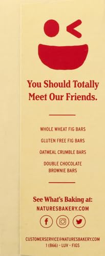 Nature's Bakery Oatmeal Crumble Strawberry Bars, 1.41 Oz, 6 Ct (Pack of 2)