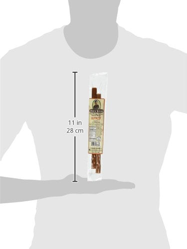 Nick's Sticks Clean & Balanced Spicy Free Range Turkey Snack Sticks | Made in the USA | Gluten Free | Paleo, Keto, Whole30 Approved | No Soy, Antibiotics or Hormones (12 – 1.7oz. Packs of 2 Sticks)