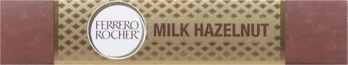 Ferrero Rocher Premium Chocolate Bars,2 Pack, Milk Chocolate Hazelnut, Luxury Chocolate, Individually Wrapped, 3.1 Oz Each