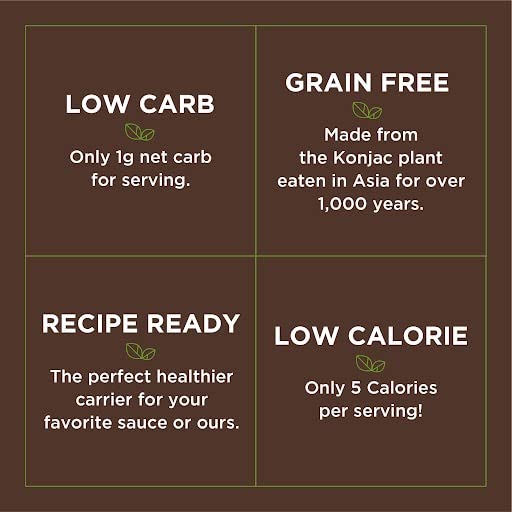 Miracle Noodle Konjac Rice - Keto, Plant-Based, Gluten, Grain & Soy Free, Low in Carbs & Calories, Perfect for Stir-Fry, Pilaf, & Pudding - 8 Oz, 6-Pack