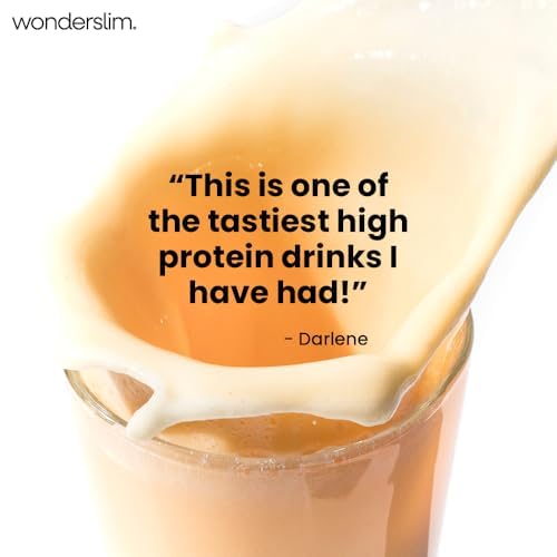 WonderSlim Meal Replacement Shake, Orange Creamsicle, 15g Protein, 25 Vitamins & Minerals, Gluten Free, Low Carb (7ct)