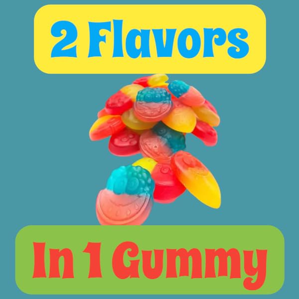 Gummies -1.5 lbs Mini Assorted Fruity Flavors-Snack Size Minis Individually Wrapped-for Irresistible Snacking Delight(24 oz)