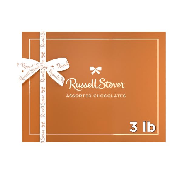 NEW - RUSSELL STOVER Assorted Milk & Dark Chocolate Gift Box, 48 oz. (≈ 84 pieces)