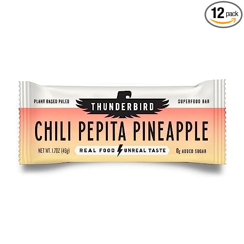 THUNDERBIRD ENERGETICA Pineapple Pepita Chili Bar 12 Count, 1.7 OZ
