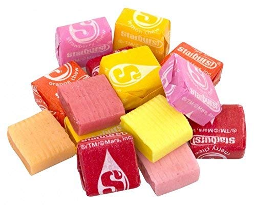 ASSORTIT X Starburst Collab Original Chewy Candy 3 Lbs Soft Fruit Chews Candies Bulk Family Size Individually Wrapped (48 Oz).