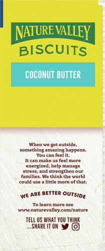 Nature Valley Biscuit Sandwiches, Coconut Butter, Snack Value Pack, 10 ct, 13.5 OZ (Pack of 2)
