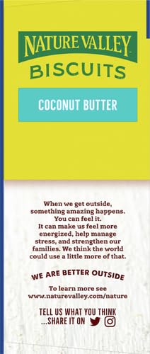 Nature Valley Biscuit Sandwiches, Coconut Butter, Snack Value Pack, 10 ct, 13.5 OZ (Pack of 2)