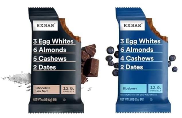 Rx Protein Bar Assorted Variety Pack, 20 Count – Chocolate Sea Salt, Blueberry, Coconut Chocolate, Peanut Butter, Strawberry, Peanut Butter Chocolate, Vanilla Almond, Honey Cinnamon Peanut Butter, Blueberry Cashew Butter & Dark Chocolate Peanut Butter