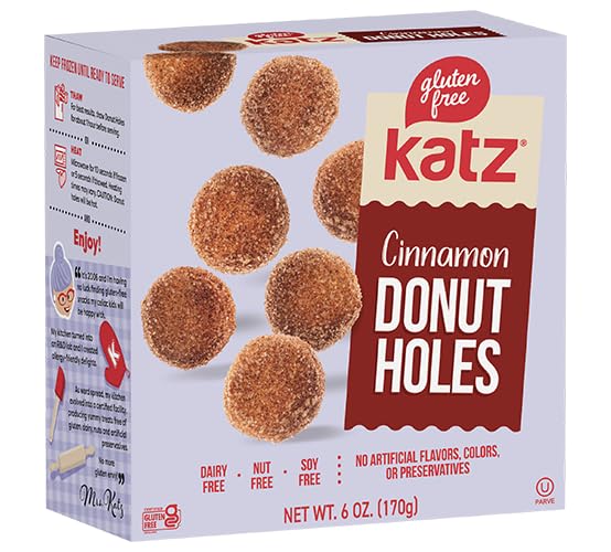 Katz Gluten Free Snacks Cinnamon Lovers Variety Pack. Includes Fresh Baked Cinnamon Buns, Cinnamon Toaster Pastries, Rugelach Plus Cinnamon Donuts & Donut Holes. Gluten Free Snacks For Adults & Kids. Tree Nut Free, Peanut Free, Soy Free. Kosher. (Pack ...