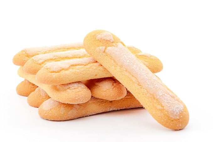 Sanniti Italian Savoiardi Ladyfingers Cookies | Product of Italy | Biscuits Great for Snacking and Tiramisu, 500 Grams (17 oz)