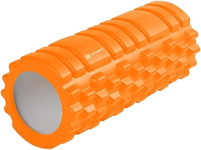 Strong Foam Roller - Deep Tissue Medium Density Muscle Massager with Myofascial Trigger Point Release, Back Massage Roller for Soreness and Mobility 13 x 5.5 Inch