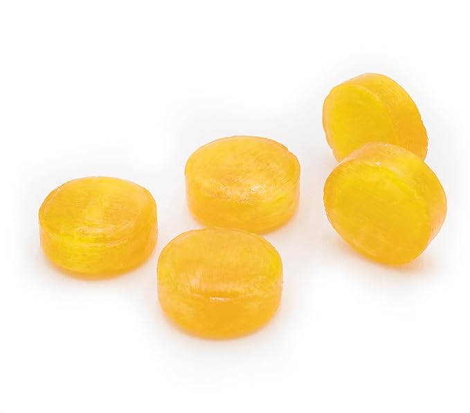BUTTERSCOTCH Hard Candy Discs 2 lb – Bulk Bag, Sweet & Buttery Flavor, Individually Wrapped (146 Pieces)