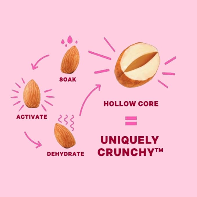 Daily Crunch Sprouted Cashews and Dehydrated nuts for a Unique Crunch, Keto Friendly, Non-GMO Zero Seed Oils, Gluten Free 4oz (6 Pack, Sichuan)