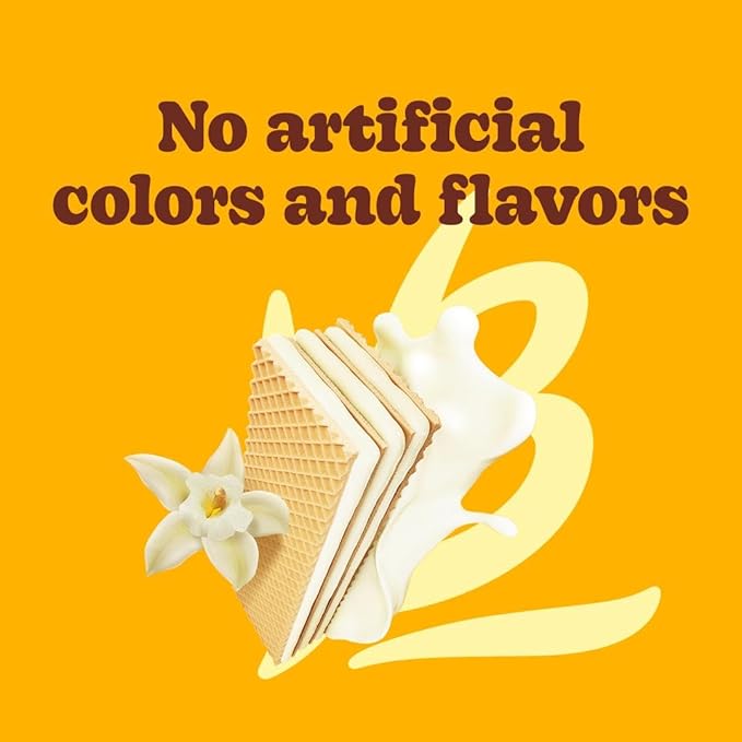 Bauducco Vanilla Wafers - Crispy Wafer Cookies With 3 Delicious, Indulgent, Decadent Layers of Vanilla Flavored Cream - Delicious Sweet Snack or Desert - 5.0 oz (Pack of 1)