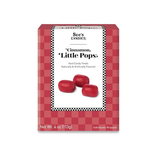 See's Candies 4 oz Little Pops (Cinnamon)