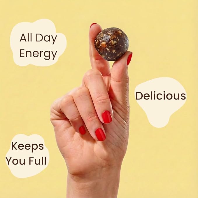 Jools Healthy Snacks for Adults | Functional Energy Bites, Plant-Based Superfood Snack Made with Medjool Dates, Ginger & Turmeric | No Added Sugar, Non-GMO, Gluten Free, Soy Free, Kosher, Vegan | 3 × 4oz Pouches
