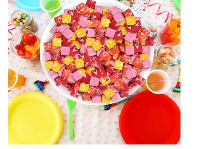 Bulk Fruit Chews Candy, Individually Wrapped,Pack for Parties, Weddings, Movie Nights, School Functions - 3.25 Pounds