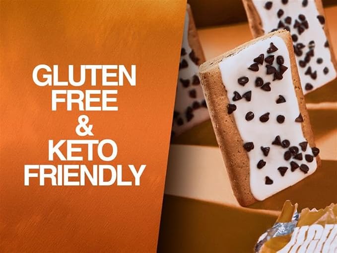 Legendary Foods 22g Protein Pastry 0g Added Sugar, Low Carb, Gluten Conscious, Keto Snack, Ideal for Glucose Management, Includes Whey Protein Isolate, 8 Pack Campfire S'mores