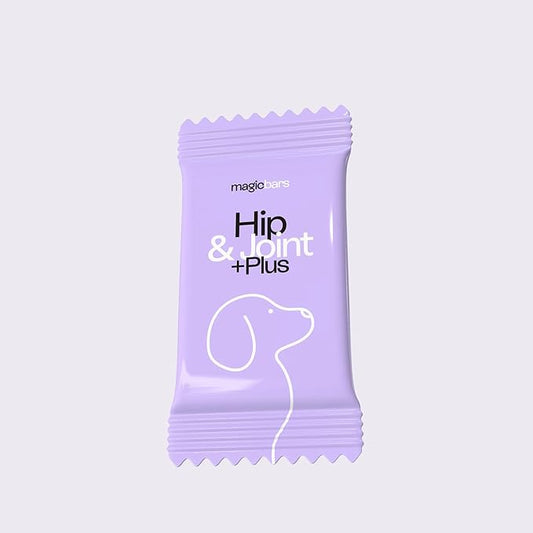 Pawco Magic Bar Hip & Joint Treat – High Protein Peanut Butter Dog Biscuit – 8-Pack – Healthy Snack Made with Natural Ingredients: Peanut Butter, Pumpkin, Sweet Potato, and Apples