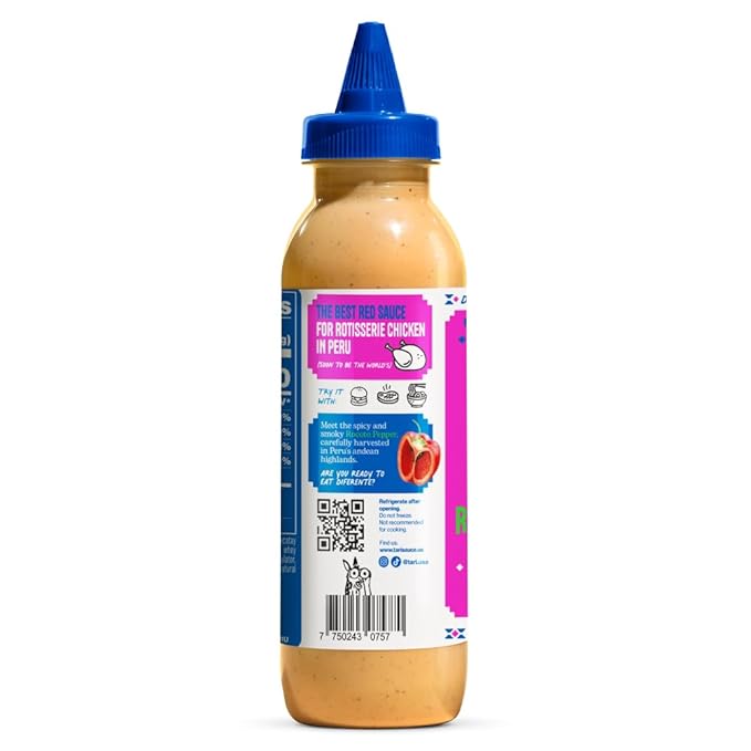 Tari Hot Sauce - Aji Rocoto - Creamy with a Smoky Kick - Game Day Favorite - 11.8oz