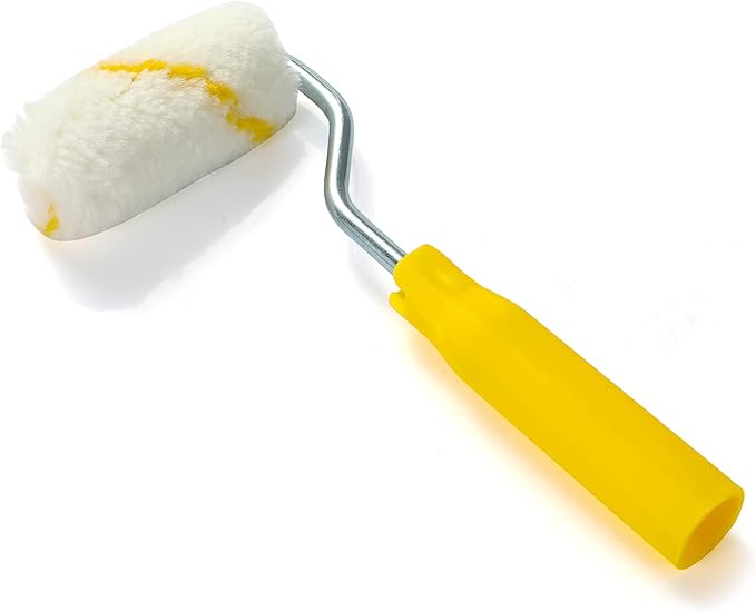 2-inch Paint Roller- Mini Plastic Paint Tray Set, Mini Roller Frame, Microfiber Roller Covers, Touch Up Trim Kit with Tray
