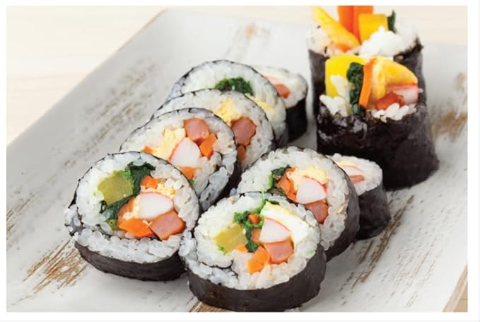 Twice Roasted Seaweed Sheets 7.50 in x 8.25 in (100 Sheets)