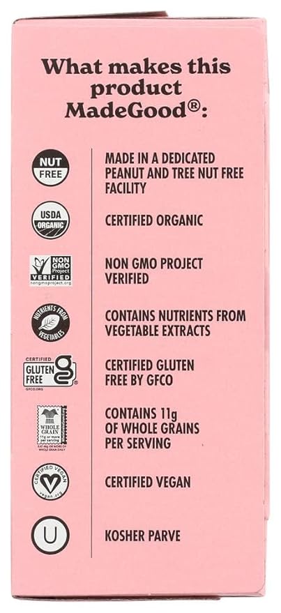 Made Good Organic Healthy Granola Minis (15 Portion Variety Pack), Tree Nut and Peanut Free, Gluten Free, Vegan, Kosher, Chocolate Banana, Strawberry, Chocolate Chip - Packaged with TrendyMunchies Box (3 Flavors Included) (15 Pack Variety Pack, 15 Pack...