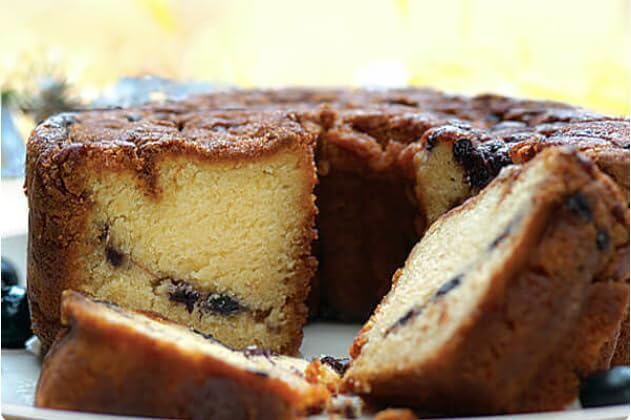 Traditional Blueberry Coffee Cake Buy One Get One 1/2 Off - 1.75 lbs (2 cakes)