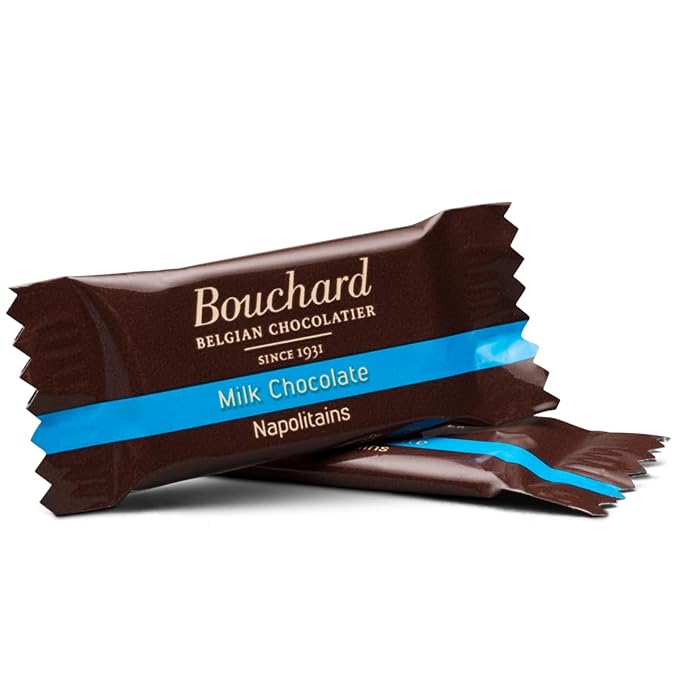 Bouchard Belgian Milk Chocolate Napolitains 35.3 OZ (2.2 LB/1KG)