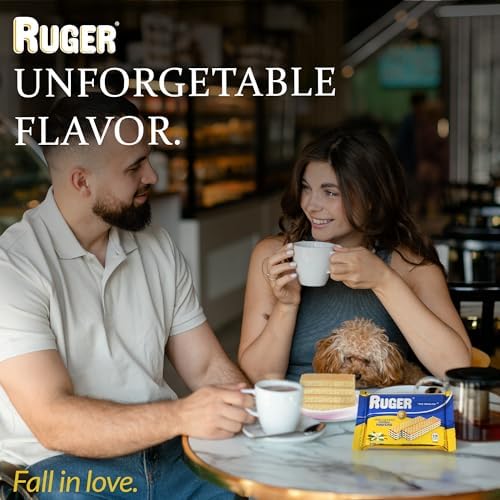 Ruger Wafers- Austrian Vanilla Wafers- 2.125 Ounce (Pack of 12) - Crispy, Creamy, Delicious Vanilla Wafer Cookies made with Natural Ingredients. Heavy Gauge Packaging provides the longest shelf-life on the market - Perfect year round - anytime and anyw...