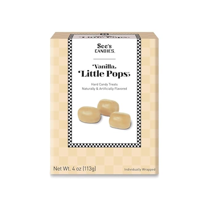 See's Candies 4 oz Little Pops (Vanilla)