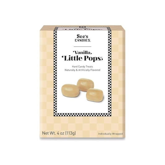 See's Candies 4 oz Little Pops (Vanilla)
