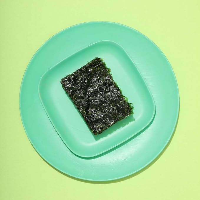 Laverland Crunch Seaweed Snacks, Wasabi, Minions, 18 Individual Snack Packs – Double Roasted Korean Seaweed, Healthy Snacks for Adults & Kids, 0.16 Oz Ea