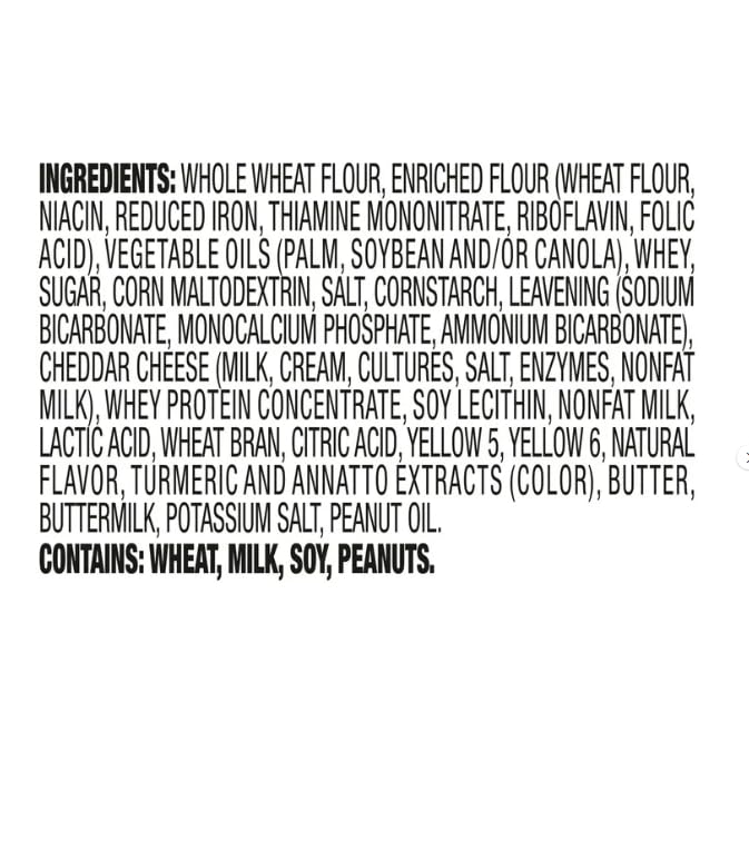 Lance Whole Grain Cracker Sandwiches, (40 count) Individually Wrapped Packs (Whole Grain Peanut Butter) Crackers, Lance Crackers, Whole Grain Crackers.