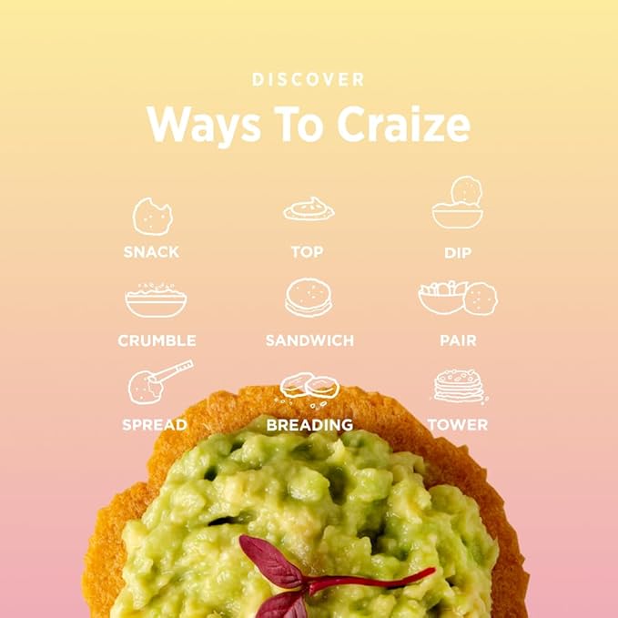 Craize Sweet Flavor Variety Pack | Sweet Corn, Coconut, Guava Crisps | Gluten Free, Vegan, Kosher, Toasted Corn Crackers | 3 pack, 4 oz each