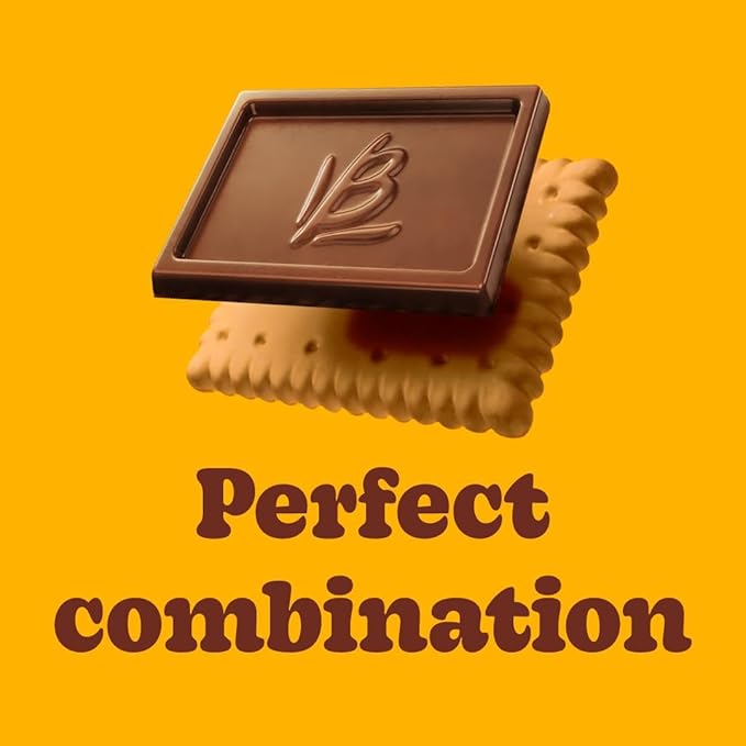 Bauducco Choco Biscuit Cookies – Crispy Chocolate-Covered Biscuits, Individually Wrapped for Snacking, Dessert, and Lunch Boxes, 25.3 oz (Pack of 40)