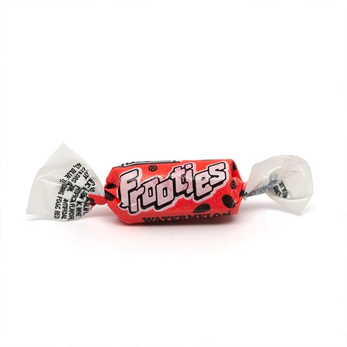 Bulk Watermelon Flavor Tootsie Roll Frooties Chewy Pink American Taffies Candy Individually Wrapped In Resealable Assortit Bag 5 Lb 735+pcs (80-Oz) - Made In USA