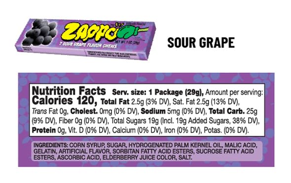ZAPPO Sour Chews & Itzy Bittzy Bitz, Gluten Free Candy | 10 Pack