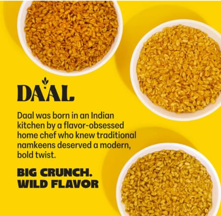 Daal By Keen Crunchy Mung Bean Snacks – Savage Ghost Pepper - Plant-Based Protein, High Fiber, Gluten Free & Nut-Free – Mix into Salads or Enjoy as an On-the-Go Snack - 1 Resealable Pack, 4.76 oz