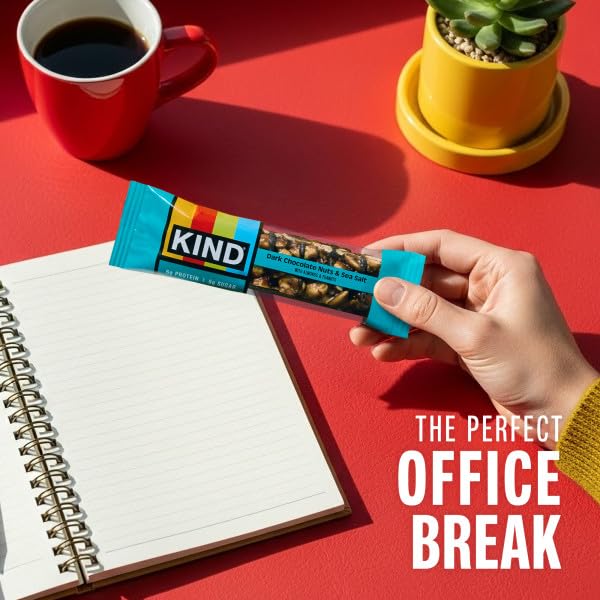 KIND Nut Bars, Cranberry Almond, Dark Chocolate Nuts & Sea Salt, and Dark Chocolate Cherry Cashew, Healthy Snack Bars, Gluten Free, Low Sugar, 4-6g Protein, 12 Count