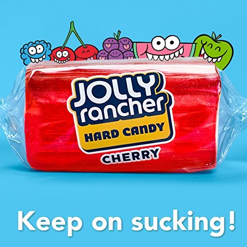 Jolly Ranchers Hard Candy 3lbs- All Cherry Individually Wrapped Delicious Fresh Candy, 48oz (Packaging Might Vary)