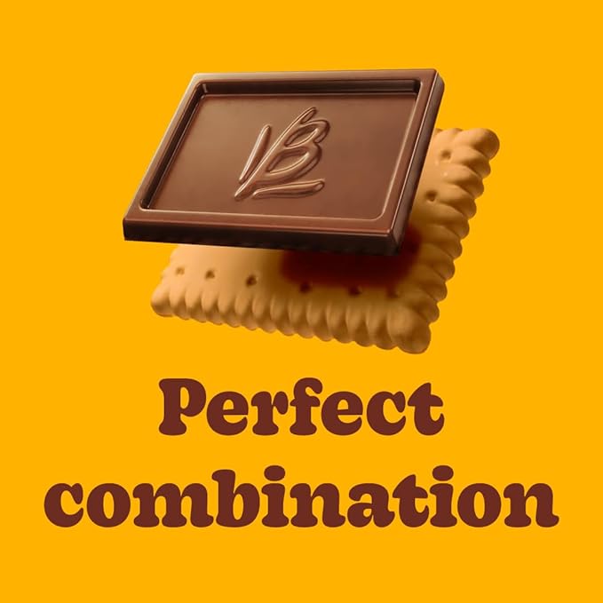 Bauducco Choco Biscuit Cookies – Crispy Chocolate-Covered Biscuits, Individually Wrapped for Snacking, Dessert, and Lunch Boxes, 15.2 oz (Pack of 24)