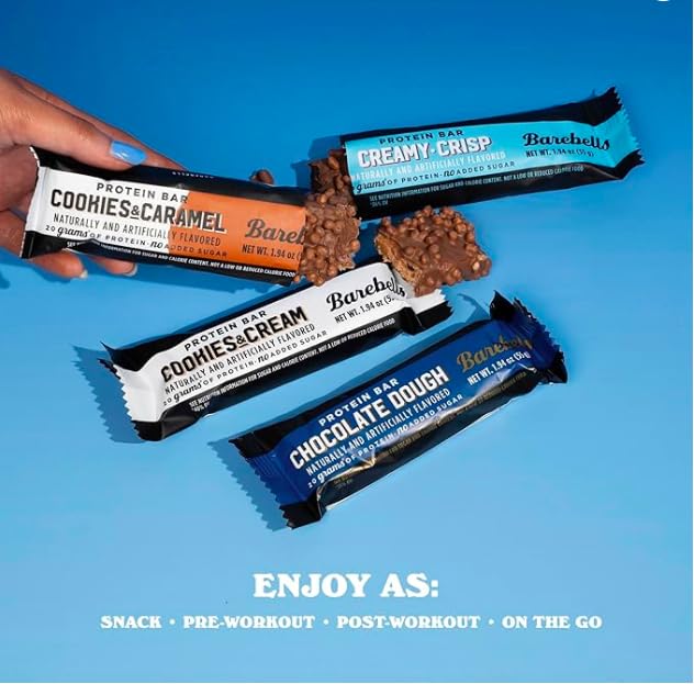 Barebells Protein Bars People's Choice Variety Pack - 24 Bars (2 Packs of 12), 20g High Protein Treats - Chocolate Nutrition Bars with No Added Sugar - On-The-Go Breakfast or Post-Workout Snack.