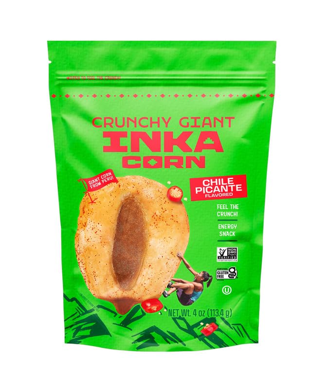 Inka Crops Giant Corn, (Original Doy, & Chili Picante Doy) Variety Pack