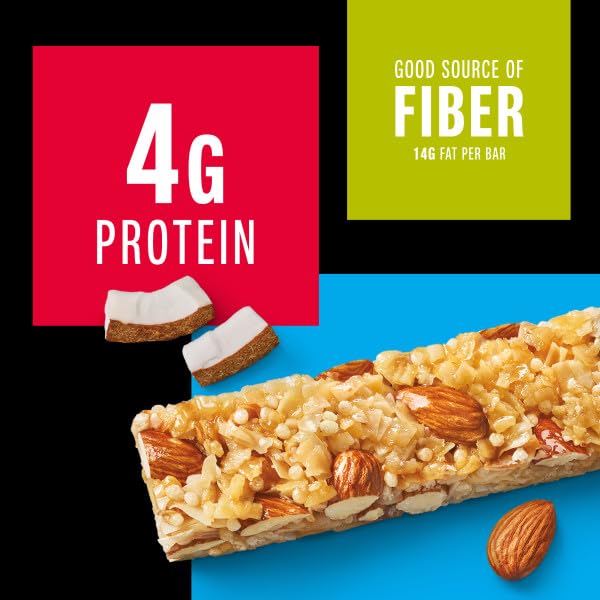 KIND Nut Bars, Almond & Coconut, Healthy Snack Bars, Gluten Free, Low Sodium, 3g Protein, 12 Count