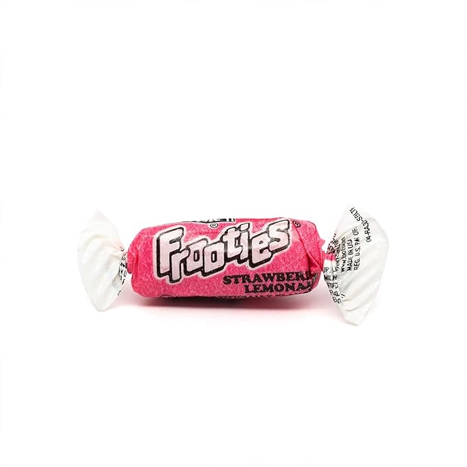 Bulk Strawberry Lemonade Flavor Tootsie Roll Frooties Chewy Pink American Taffies Candy Individually Wrapped In Resealable Assortit Bag 5 Lb 735+pcs (80-Oz) Made In USA