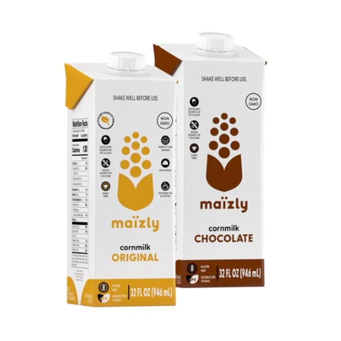 Maizly Original Corn Milk (32 Fl Oz (Pack of 2), Maizly Mix)