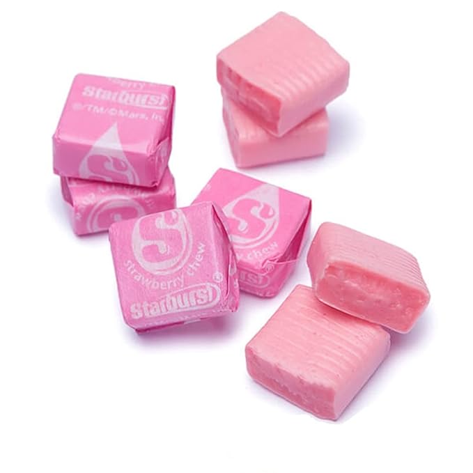 Starburst Fruit Chews Only Pink Strawberry Limited Edition Family Bulk Pack 3lb (48oz)