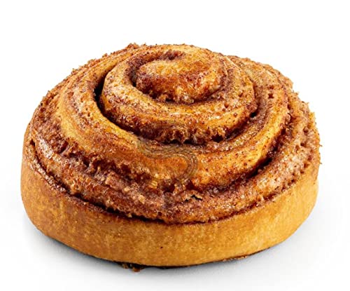 Stern’s Bakery Cinnamon Swirl | 18 Individually Wrapped Pastries | 3 Oz Breakfast Danish Pastries | Vending Machine Snacks | Lunchbox Snacks | Dairy Free | Nut Free Snack | Kosher Pastries