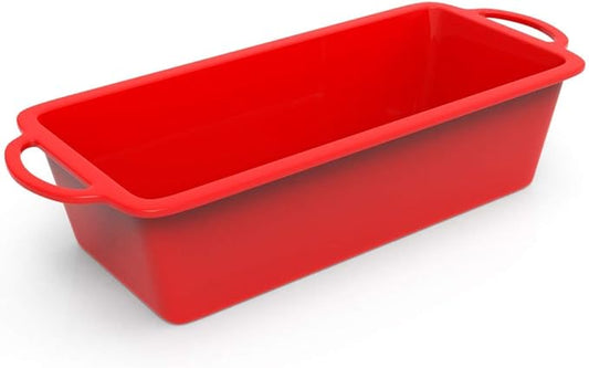 BAKE BOSS Silicone Bread Loaf Pan - Non Stick Silicone Loaf Pans for Baking - Meatloaf Bread Pans - BPA free Perfect for Oven & Dishwasher safe